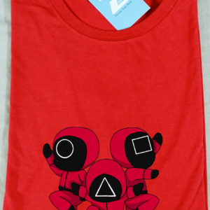 Squid Game Half Sleeve T Shirt Red